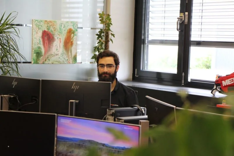Software development in the SiteFusion office